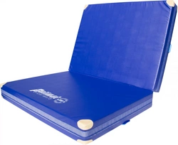 Materac gimnastyczny asekuracyjny składany 2 częściowy 200 x 100 x 40 cm T-21