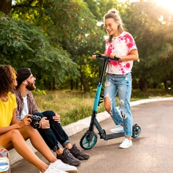 HM124T TURQUOISE HULAJNOGA Z HAMULCEM TARCZOWYM NILS EXTREME