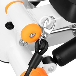 Stepper prosty z linkami HMS S3092 pomarańczowo-biały