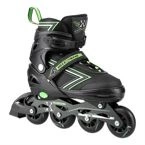 Łyżworolki z wym. pł. hokejową NH11912 A 2w1 black/green rozm. M(35-38) NILS EXTREME