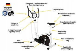 Orbitrek / Rower 2w1 Christopeit CT4