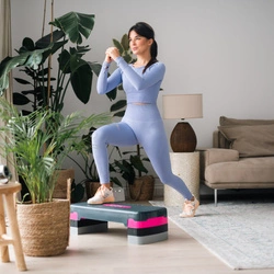 Step do aerobiku HMS AS002 pink/grey