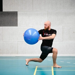 YB01N 55CM BLUE PIŁKA GIMNASTYCZNA HMS