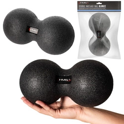 Podwójna piłka do masażu Duo Ball HMS 12 x 24 cm BLM02
