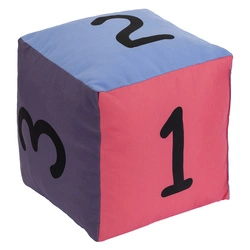 Kostka edukacyjna Pastelowa 20 cm Cyfry