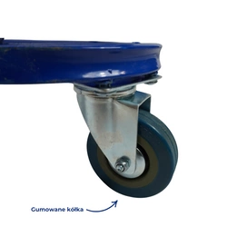 Wózek na piłki z profilu metalowego i kratownicy – Legend Sport