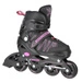 Łyżworolki z wym. pł. hokejową NH11912 A 2w1 black/pink rozm. S(31-34) NILS EXTREME