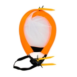 Bramka piłkarska treningowa pop-up - pomarańczowa (S) 76x45x45 cm