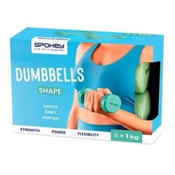 Zestaw hantli winylowych Spokey SHAPE 2x 1 kg