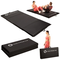 Materac gimnastyczny składany MGS01 2400x1200 mm black HMS Premium