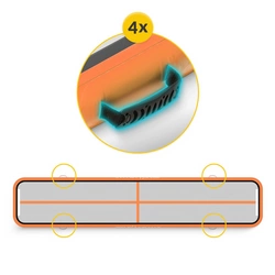 Ścieżka akrobatyczna dmuchana 4Fizjo AIR MAT 5 x 1 x 0,15 m