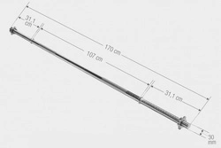 Gryf Gwiazdkowy 170 cm Prosty