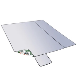 Koc piknikowy 220x200 PE ALU NC8008 liście NILS CAMP