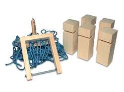 Gra integracyjna Wieża DŻWIG, wieża współpracy niebieska