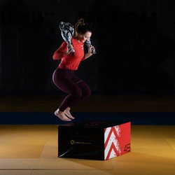 Skrzynie plyometryczne soft zestaw HMS PREMIUM PYBS01 (4 CZĘŚCI)