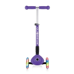 Hulajnoga 3-kołowa Globber Junior Foldable Lights / Violet 437-103