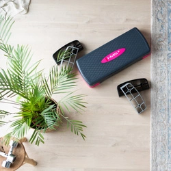 Step do aerobiku HMS AS002 pink/grey