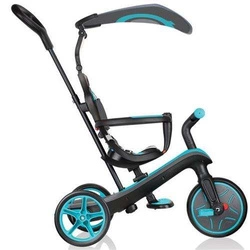 Rowerek 4w1 trójkołowy / biegowy / wózek Globber Explorer Trike Teal 632-105-3