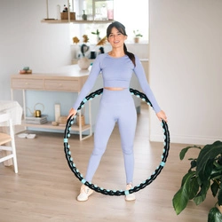 Hula Hop masujący z magnesami HMS HHP006 Black-Blue 98CM