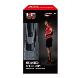 BODY SCULPTURE SKAKANKA SPEED Z OBCIĄŻNIKAMI 2 X 100G BK 256