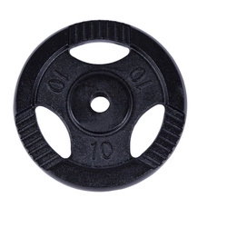 Obciążenie żeliwne typu Gripper 10kg, czarne