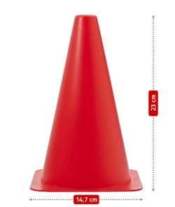 Pachołek treningowy Allright 23cm red