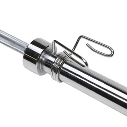 Gryf prosty olimpijski 20kg 2200mm GOP220 + zacisk HMS