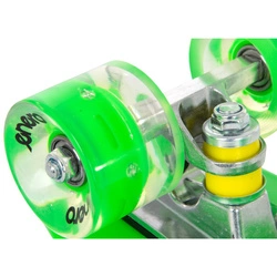 Deskorolka Plastikowa 22 Enero Zielona Led