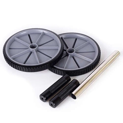 Wałek podwójny Profit szaro-czarny DK 3216N