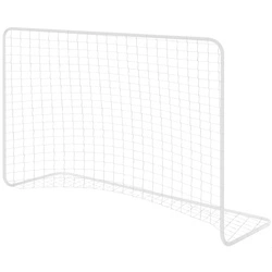 Bramka do piłki nożnej Enero z siatką 182x122x61cm biała