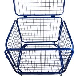 Wózek na piłki z profilu metalowego i kratownicy – Legend Sport