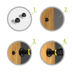 DD200 drążek rozporowy 66,5-100 cm HMS PREMIUM