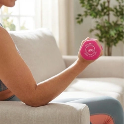 BODY SCULPTURE HANTEL Z PVC BW 513 1 KG