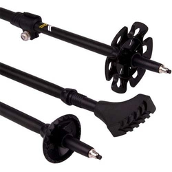 Kije Nordic walking w pokrowcu EVO Enero Pro czarny mat