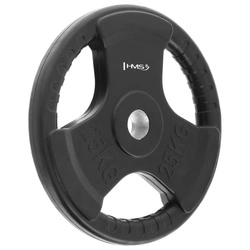 Talerz olimpijski ogumowany 25 KG HMS TOK25