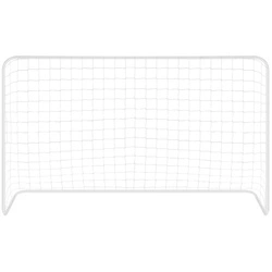 Bramka do piłki nożnej Enero z siatką 182x122x61cm biała