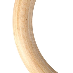 TX08 drewniane kółka gimnastyczne z miarką karabińczyk HMS PREMIUM