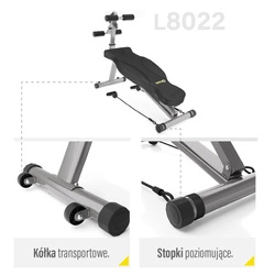 Ławka do ćwiczeń HMS PREMIUM L8022