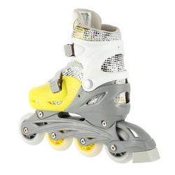 Łyżworolki z wym. płozą NILS EXTREME NH18331 limonkowy 4w1 M (35-38)