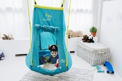 Huśtawka gniazdo z namiotem Hudora Nest Swing Pirate 90 cm (72152)