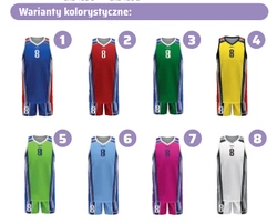 Komplet koszykarski sublimowany SHABBY