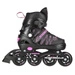 Łyżworolki z wym. pł. hokejową NH11912 A 2w1 black/pink rozm. L(39-42) NILS EXTREME