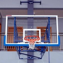 Tablica do koszykówki akrylowa 105x180 cm, grubość szkła 12 mm