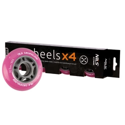 Kółka Nils Extreme PU 70x24 82A Różowe (4 szt.)