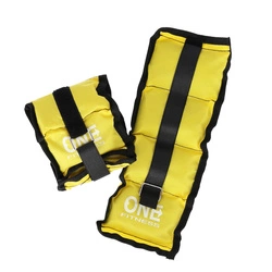 Obciążniki na rzep One Fitness WW02 Yellow 2 x 1.5 KG