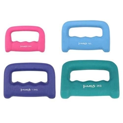 Ciężarek żeliwny HMS CK10 LIGHT BLUE 1.0 KG