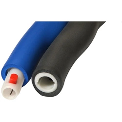 Hula hop z masażem neoprenowy 95cm Eb fit niebiesko-szary