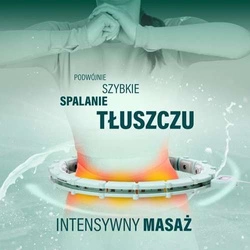 HULA HOP HHM14 GREEN Z MAGNESAMI I OBCIĄŻNIKIEM + LICZNIK HMS