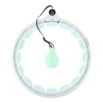 HHW06 GREEN HULA HOP Z WYPUSTKAMI I OBCIĄŻNIKIEM + LICZNIK HMS