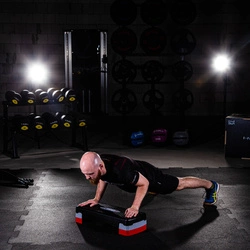 Step do aerobiku HMS AS003 Black/Gray/Red